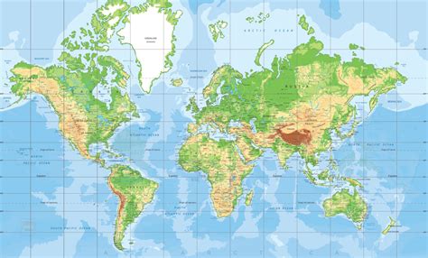 Prikaz območij s sredozemskim podnebjem na zemljevidu sveta