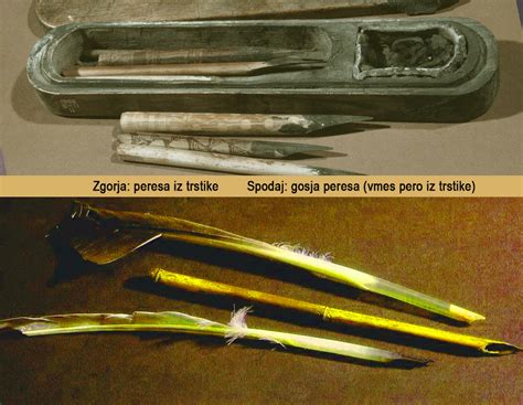 Simbolična upodobitev knjige in peresa