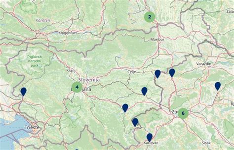 Zemljevid lokacije muzejskega kompleksa